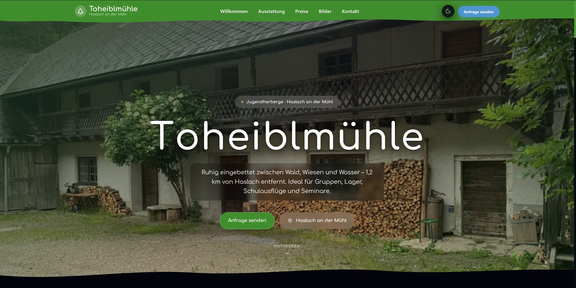 Jugendherberge Toheiblmühle